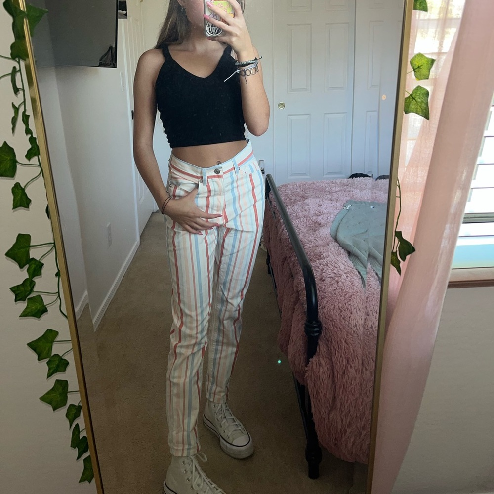 American eagle striped jeans! - Picture 2 of 6